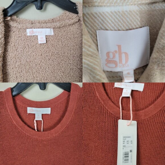 Girls Size 6 Clothing Bundle GB Girls Chelsea Violet Dresses Cardigan Flannel - Picture 8 of 14